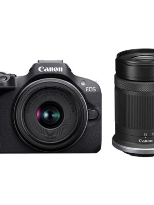 Canon EOS R100 + RF-S 18–45mm IS STM + RF-S 55-210mm f/5-7.1 IS STM